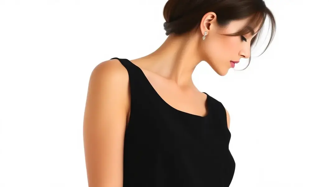 An illustration of a minimalist wardrobe emphasizing quality and simplicity.